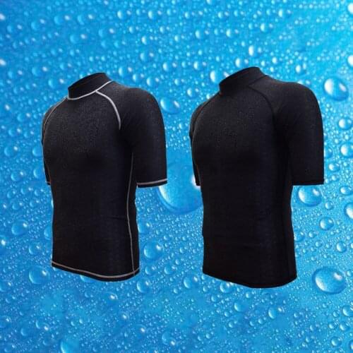 2021 New Mens Waterproof And Quick-Drying Half-Sleeve Sunscreen Suit For Water Sports Swimming Snorkeling Surfing Suit M-4XL
