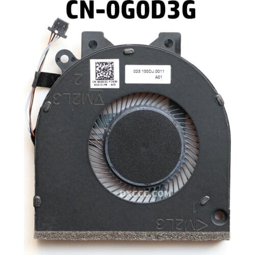 QAOOO CN-0G0D3G CPU FAN FOR DELL Inspiron 5480 5482 5488 5580 5581 5584 5585 Laptop CPU Cooling Fan