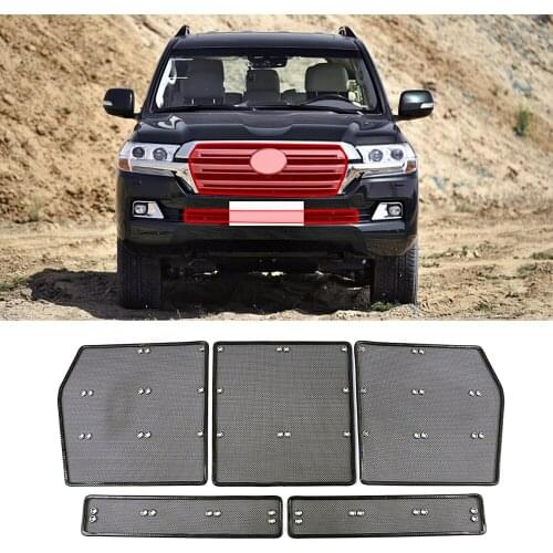 For Toyota Land Cruiser 200 J200 2016-2020 Front Grille Insect Net Radiator Condenser Protective Cover Anti Insect Sand Mesh