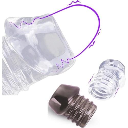 Silicone Cock Ring Male Foreskin Delay Enlargement Glans Sleeve Stimulator Penis Masturbation Penis Rings Sex Toys For Men Shop