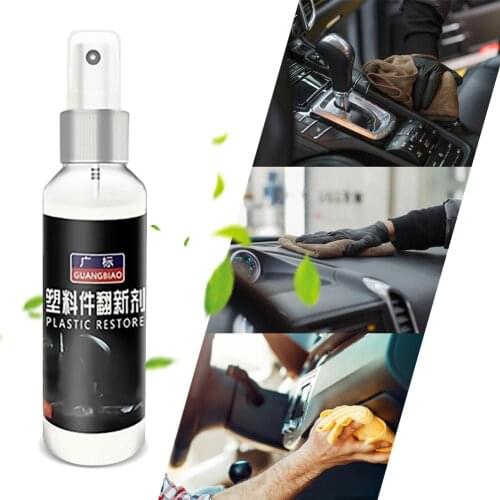 Automobile Wheel Rust Remover Car Interior Plastic Restore Solution Maintenance Agent Hub Rust Detergent Rim Polishing Spray