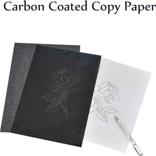 In stock ! 20PCs Carbon Paper Black Double Sided Carbon Paper Type Stationery Paper Finance Copy Paper Office School Stationery