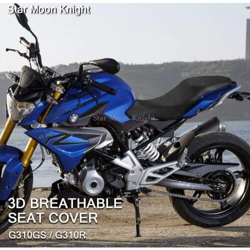 For BMW G310GS G310R G 310 G310 GS R Rear Seat Cowl Cool Cover 3D Mesh Net Waterproof Sunproof Protector Motorcycle Accessories