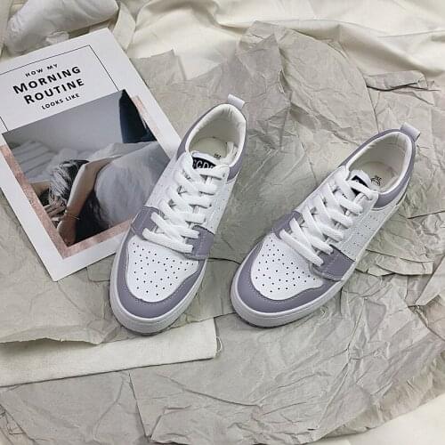 Design Vulcanize Sneakers for Women Spring Shoes Breathble 2021 New Female White Shoes Sneakers Casual Female Vulcanize Pu