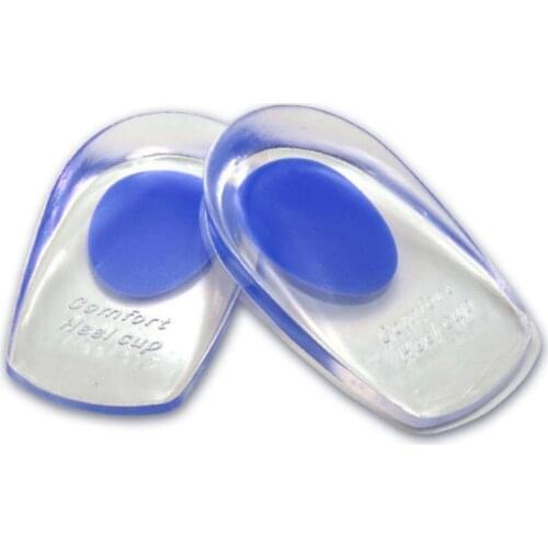 1 Pair Men Women Silicon Gel heel Cushion insoles soles relieve foot pain protectors Spur Support Shoe pad High Heel Inserts