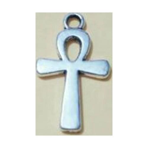 10pcs Egypt Ankh Cross Cowboy Hat Tea Spoon Pendant Charms for Jewelry Making DIY Handmade Bracelet Necklace Earrings