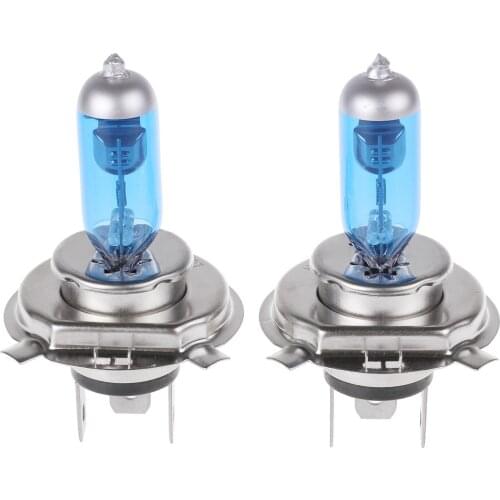 2 Pcs DC 12V H4 75W Light Super Bright Car HOD Halogen Bulbs Auto Front Headlight Lamp External Lights For Cars