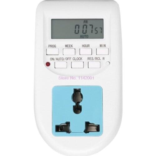 20 PCS Digital EU Energy Power Saving Timer Programmable Electronic Timer Socket Timer Household Appliances For Home Devices New