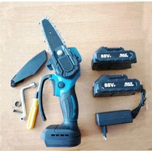 4 Inch 1200W Mini Pruning Saw Electric Chainsaws Removable For Fruit Tree Garden Trimming With Lithium Battery One-Handed