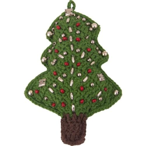 Amigurumi Handmade Christmas Tree Organic Woven Toy