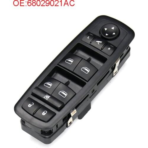 NEW Window Switch Replace for 2008-09 Chrysler Town & Country 2008-09 Dodge Chrysler Caravan OE 68029021AC 68029021AA 68029021AB