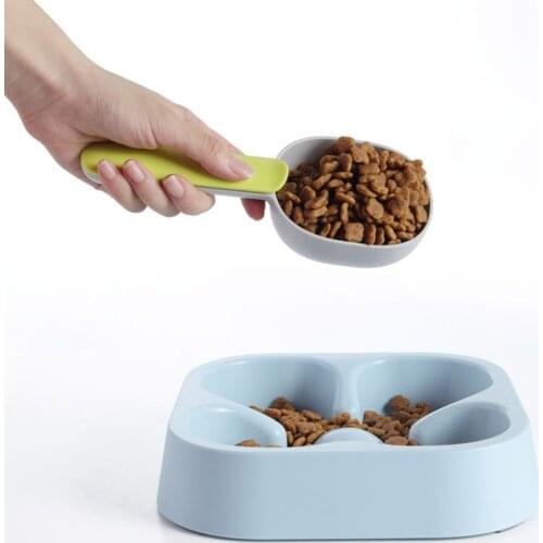 Large Food Spoon Dog Sealing Bag Clip Creative Measuring Cup Multifunction Feeding Feeder Supplies Handles Spoons