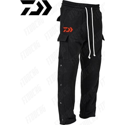 Spring Autumn Daiwa Fishing Pants Breathable Outdoor Hiking Camping Trouser Sun Protection Special Multi-function Pocket Pants