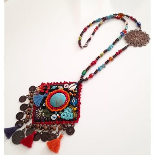 Goodtime Long Necklace Women Handmade Jewelry