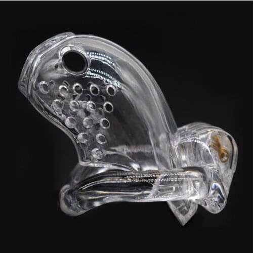 FAAK Fish Head Lock Cock cage Plastic Male Chastity Device With 4 Size Rings Sex Toys Dolphin Shape Penis Ring Man sex Products