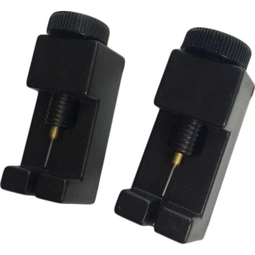 GENBOLI Repair Tool Watchband Link Pin Remover Strap Adjusting Watch Band Makers Adjustable Remover 2 Pins Repair Tool