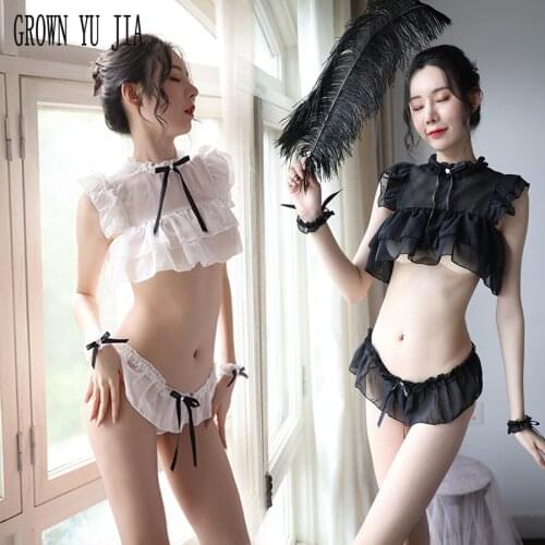 Sexy Sweetown uniform temptation perspective porno Cosplay Costume Erotic maid uniform Hot babydoll lingerie set clothes for sex
