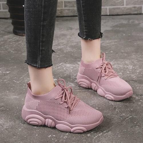 Fashion Sneakers For Women Trainers Platform White Sneakers Wedges Air Mesh Casual Shoes Ladies Tenis Feminino Zapatos De Mujer