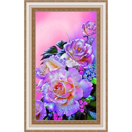 Golden panno,Needlework,Embroidery,DIY Floral Painting,Cross stitch,kits,11ct Flower Rose home Cross-stitch,Sets For Embroidery