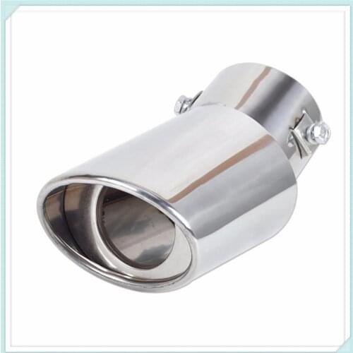 Car Exhaust Muffler Tip Round Stainless Steel Pipe for Volkswagen vw Jetta Golf 7 5 6 Passat Phaeton 4.2 EOS 3.2 V6 Touareg