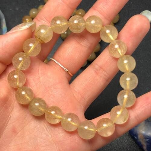 Natural topaz bracelets for men and women, jewelry