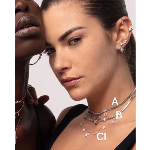 JanekellyMothers Day Gift Trendy Dainty Initial Choker Necklace Personalized Stackable Necklace for women girlfriend Wife gift