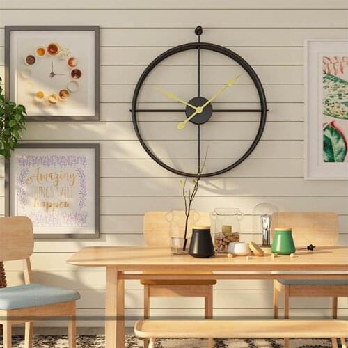 Simple European Mute Wall Clock Modern Design Home Office Decoration Wall Decoration Gifts Crafts Ornaments Gift