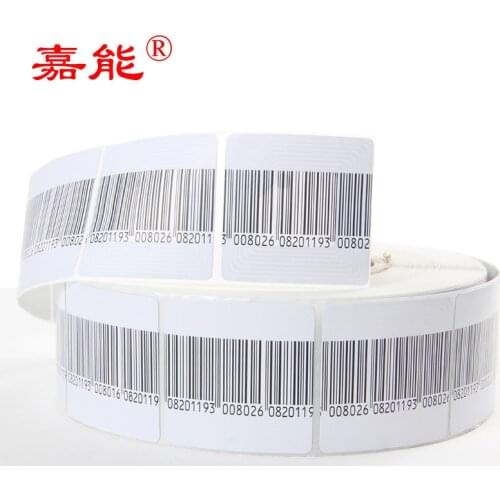 RF 8.2Mhz EAS soft label 5cmX5cm 1000pcs, anti theft security barcode label, supermarket anti theft security alarm label