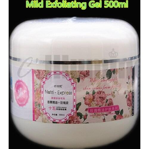 Face Scrubs Aromatherapy Rose Essential Oil Exfoliation Gel Dead Skin Remove 500ml Beauty Salon 15 Kinds