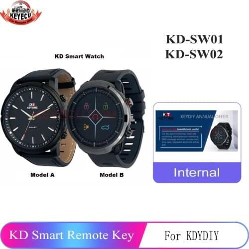 KEYECU KEYDIY KD Smart Watch KD-SW01 KD-SW02 for KD-X2 Key Programmer Generate as Smart Key Fob