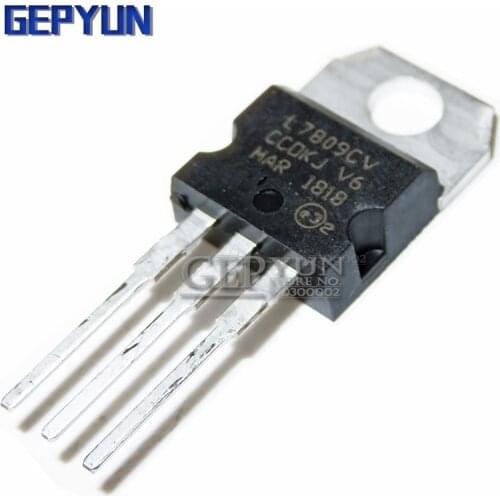 10PCS L7809CV TO220 L7809 TO-220 7809 LM7809 MC7809 stabilivolt voltage-regulator tube Gepyun