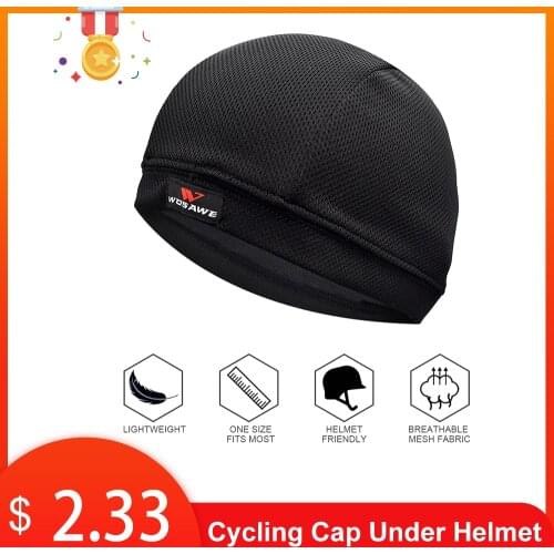 Ultralight Head Bandana Men Cycling Cap Under Helmet 2019 Quick-Dry Bike Helmet Liner Cycling Beanie Caps For Bicycle Headwear