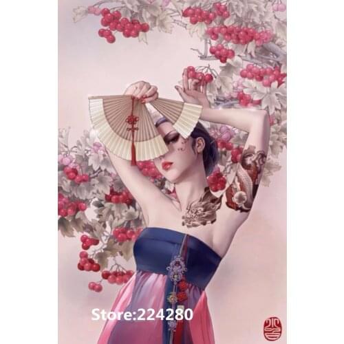 Needlework Cross stitch The ancient classical beauty people Embroidery kits,decor Patterns Cross-Stitching,DIY Handmade Art