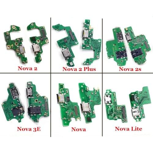 USB Charging Dock Board Charger Port Flex Cable for Huawei Nova Lite 3E 2S 2 Plus