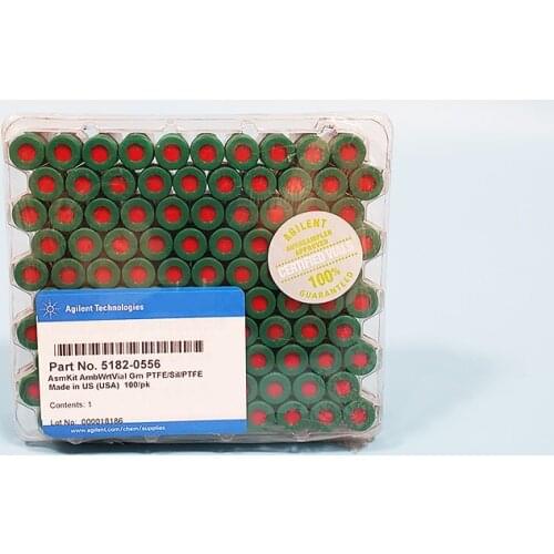 100pcs Agilent headspace bottle,Capacity 1.5ml/2ml,Brown LabTotal vial for LC/LCMS,Sample bottle