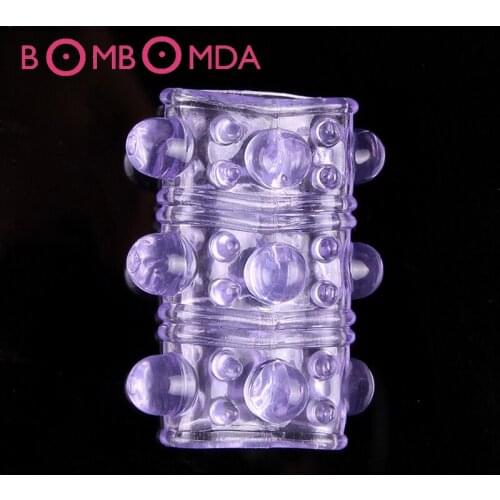 3Pcs/lot Male Silicone Penis Sleeve Cock Ring Men Adult Sex Product Toys Delay Lock Vibration Vibrator Rings Sex Toys For Men O3