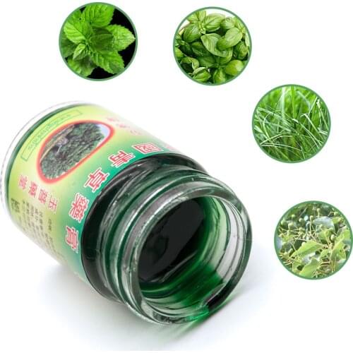 50g/pc Thailand Green Herbal Cream Cold Headache Balm Pain Ointment Refresh Oneself Influenza Cold Headache Dizziness Summe