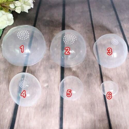 Allaosify BJD SD DOLL Accessorie 1/3 1/4 1/6 1/8 1/12 Cap Plastic Cap Under Silicone Headgear Silicone Hat Wig