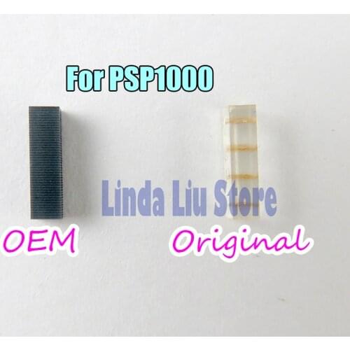 3PCS PSP1000 3D analog Joystick Original OEM Contact Conductive Rubber Pad Repair Part Games Replacement 3D rubber For PSP 1000