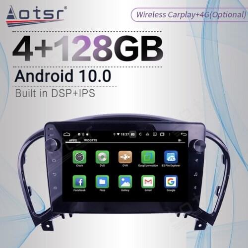 Carplay 4+128GB For Nissan Juke 2013 - 2016 Android Radio Tape Recorder Car Multimedia Player Stereo Head Unit GPS Navi No 2din