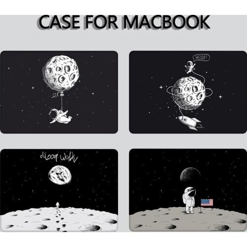 Sanmubaba Laptop Case For Macbook Air Pro Retina 11 12 13 15 16 inch Cover With Touch Bar Cartoon Space Laptop Sleeve a2141