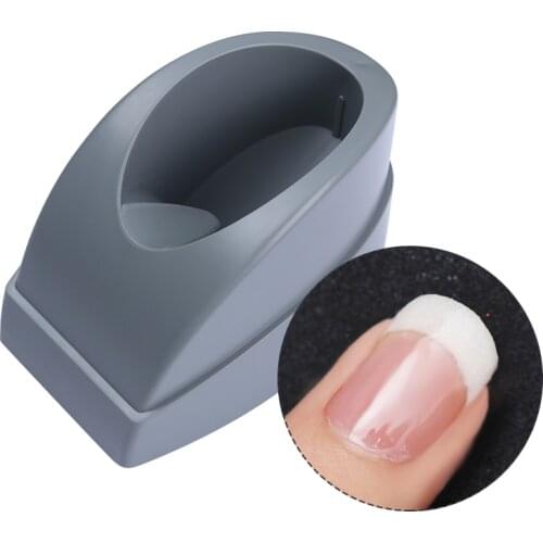 French Dip Nail Equipment Grey Line Maker Nail Tips Mold Guides Nail Container Plastic Nail Art Tool