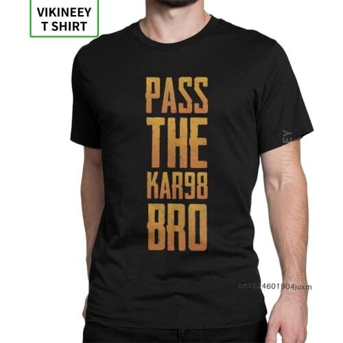 Man Swag Kar98 98K T-Shirt Funny Crew Neck Short Sleeves Clothes Purified Cotton Tees Normal T Shirt Guys Swag Streetwear