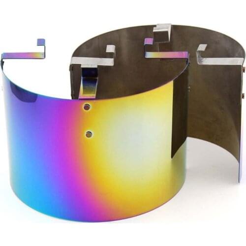 Racing Car Cold Air Intake Cone Air Filter Cover Heat Shield For 2.5-3.5'' Neck G99F