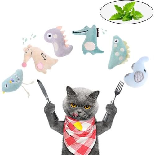 Teeth Grinding Catnip Toy Fun Interactive Plush Cat Toy Pet Kitten Chewing Vocal Cords Bird Small Animal Catnip Dog PelucheToys