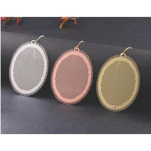 Fox DIY Craft Stich Cross Stitch Bookmark Metal Silver Golden Needlework Embroidery Crafts Counted Cross-Stitching