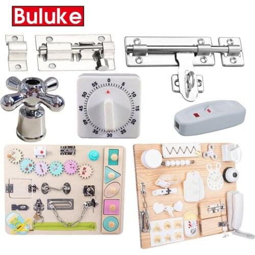 Activity Busy Board Material Diy Accessories Montessori Teaching Aids Busyboards Baby Early Education Learning Skill Toy Parts