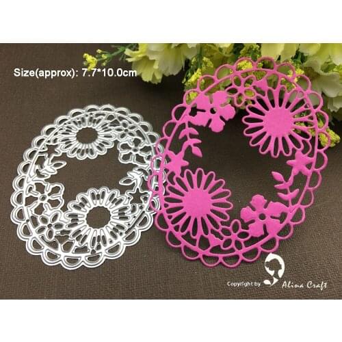 METAL CUTTING DIES flower wreath butterfly spring background Scrapbook paper craft card album emboss knife blade punch stencil