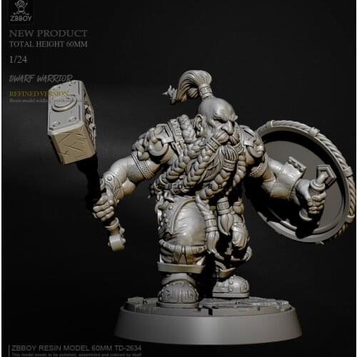 H60mm Resin model kits figure colorless and self-assembled TD-2634