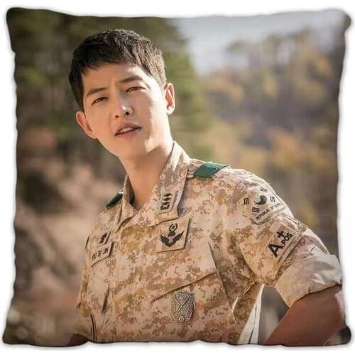 Song Zhongji Pillowcase Pretty Scholar Yu Lexuan Same Paragraph Star Photo Poster Cushion Cover Souvenir Cojines Decora Para Sof